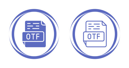 OTF Vector Icon
