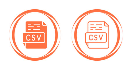 CSV Vector Icon