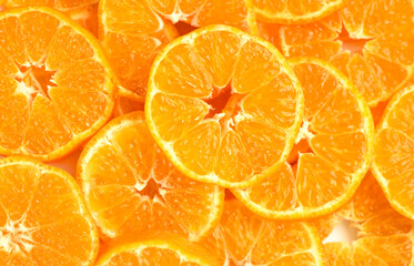 slices of citrus fruits - oranges