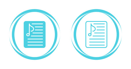 Music Playlist Vector Icon