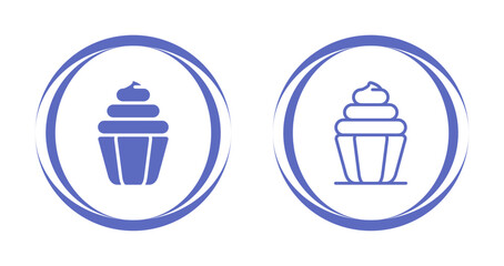 Cupcake Vector Icon