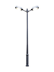 Street lamp isolated on transparent or white background