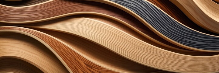 8K HDR image featuring an array of wooden patterns and grain textures, highlighting the natural beauty and variety of wood.