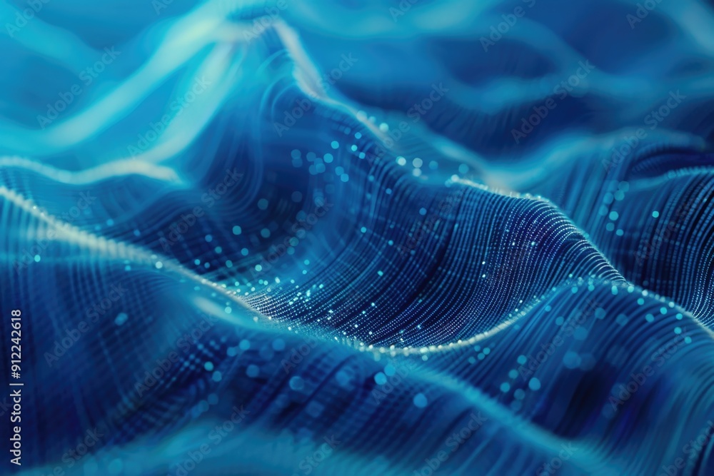 Poster a detailed shot of a wave's surface texture, perfect for use in ocean-related designs and illustrati