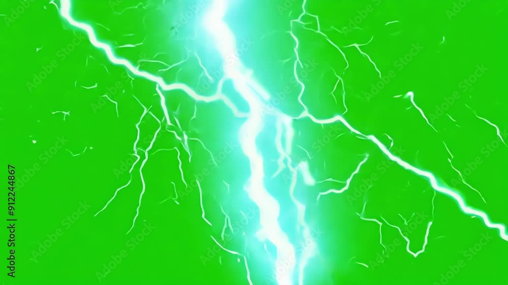 Aufkleber an electrifying display of force as animated lightning bolts pierce through the darkness leaving a t