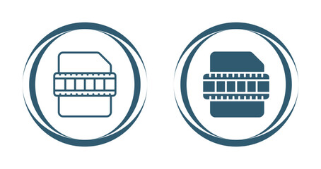Fototapeta premium Video File Vector Icon