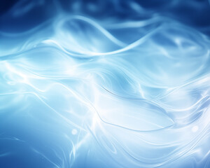 Fototapeta premium Bright blue vector background with ocean waves, bubbles, and fluid patterns, ideal for summer-themed wallpapers and
