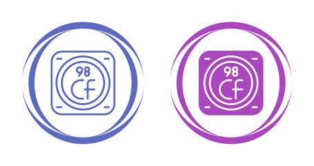 Chemical Element Vector Icon