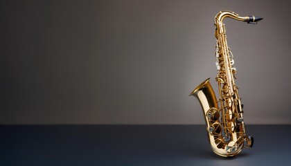 An Instrument - Saxophone
Instrument Standing On a Clean Background. Beauty Photo. 