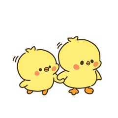 two chickens