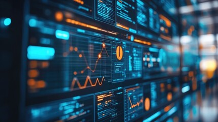 Fototapeta premium Skilled Engineers Collaborating on Innovative Fintech Integration Frameworks and Technical Solutions in Financial Technology Sector