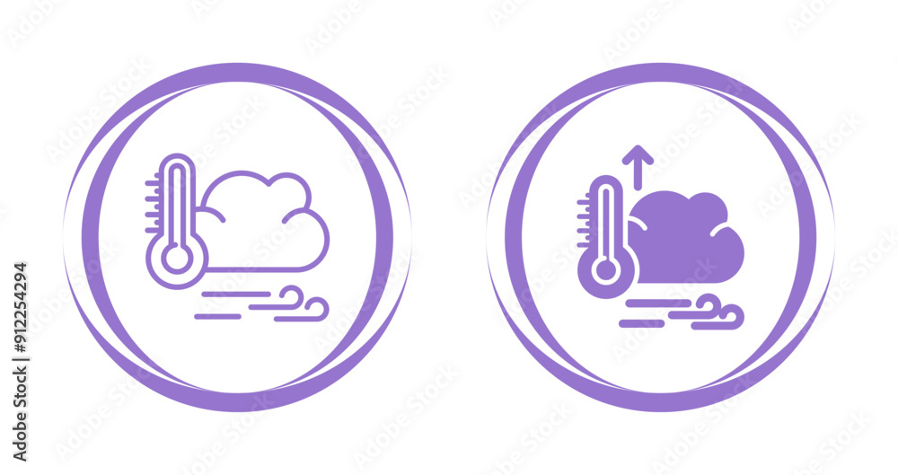 Sticker cloud vector icon