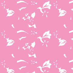 Seamless leaf pattern on background.textile design Beautiful