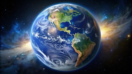 Fototapeta premium Planet Earth from space. 