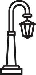 Street Light Lamp Icon
