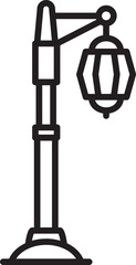 Street Light Lamp Icon

