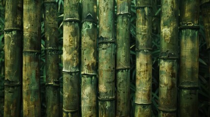 Fototapeta premium Bamboo texture background coming from natural