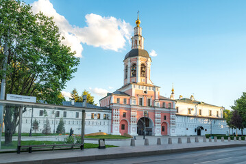 The bell tower in the monastery