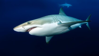 Obraz premium Great White Shark Underwater