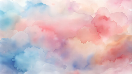 Soft watercolor texture in pastel tones. Abstract background. Futuristic, sci-fi