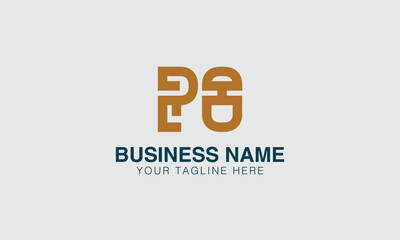 PO P po initial logo | initial based abstract modern minimal creative logo, vector template image. luxury logotype logo, real estate homie logo. typography logo. initials logo