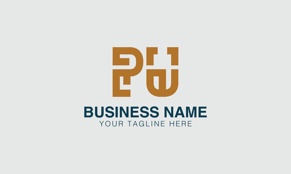PU P pu initial logo | initial based abstract modern minimal creative logo, vector template image. luxury logotype logo, real estate homie logo. typography logo. initials logo