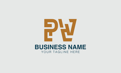 PV P pv initial logo | initial based abstract modern minimal creative logo, vector template image. luxury logotype logo, real estate homie logo. typography logo. initials logo