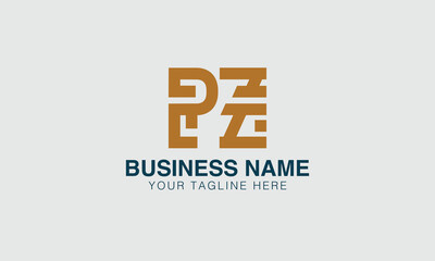PZ P pz initial logo | initial based abstract modern minimal creative logo, vector template image. luxury logotype logo, real estate homie logo. typography logo. initials logo