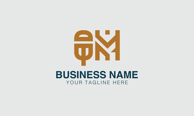 QM Q qm initial logo | initial based abstract modern minimal creative logo, vector template image. luxury logotype logo, real estate homie logo. typography logo. initials logo