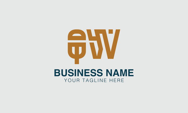QW Q qw initial logo | initial based abstract modern minimal creative logo, vector template image. luxury logotype logo, real estate homie logo. typography logo. initials logo