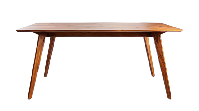 Scandinavian style modern wooden table
 