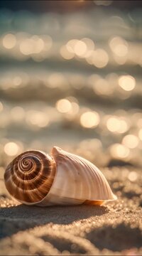 seashell on the beach