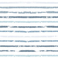 Stripes pattern, summer blue striped seamless vector background, ethnic stitched strokes. tai dye stripes, watercolor paintbrush lines