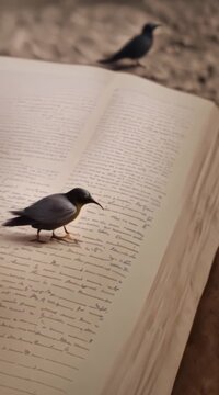 book on the table