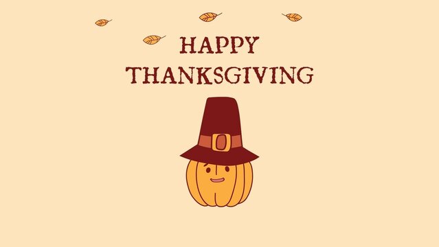 Happy Thanksgiving Pumpkin Title