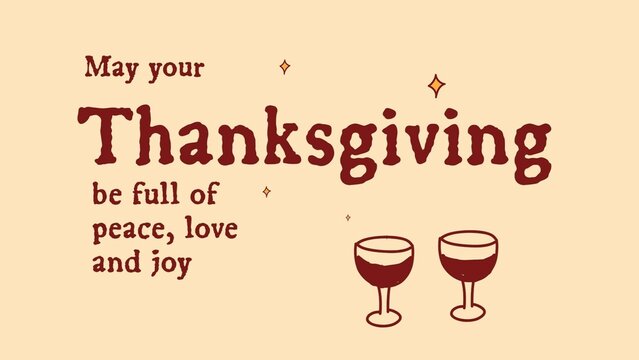 Happy Thanksgiving Greetings Title