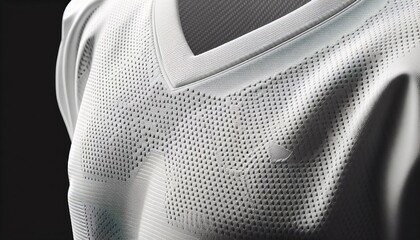 close up of football jersey