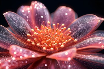 Digital art wallpaper. Generative AI