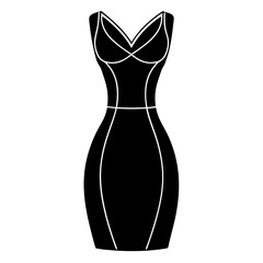 Bodycon Dress art vector illustration