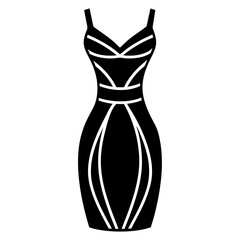 Bodycon Dress art vector illustration