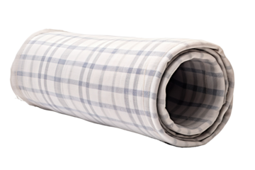 A Plaid Tunnel of Comfort and Snuggles on a White or Clear Surface PNG Transparent Background