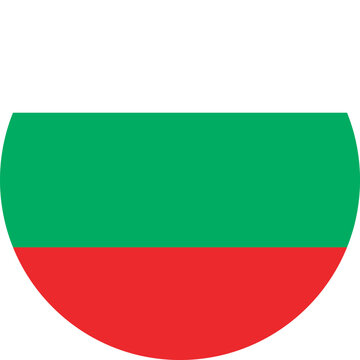   Bulgaria flag button