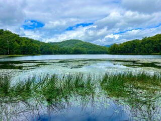 lake in the mountains