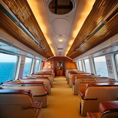 Fototapeta premium ferryboat, AI generated