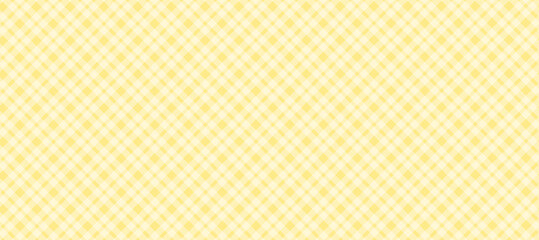 Diagonal white plaid in the yellow background