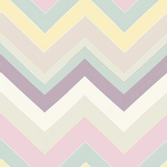 Seamless pattern of pastel chevron stripes