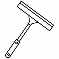 Squeegee art vector illustration