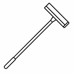 Squeegee art vector illustration