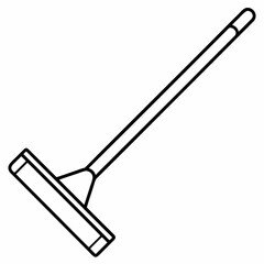 Squeegee art vector illustration