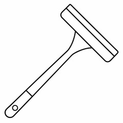 Squeegee art vector illustration
